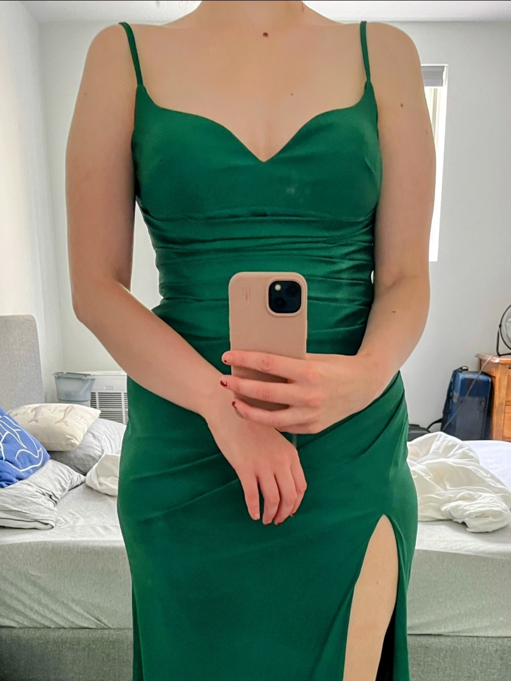 Emerald ball gown/prom dress/bridesmaids dress, women’s size 10